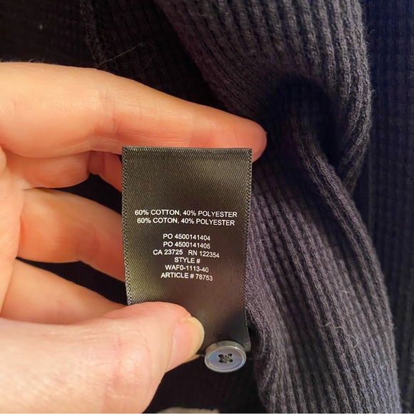 Aritzia Group by Babaton cotton waffle cardigan EUC sz S - Picture 2 of 3